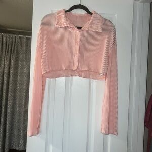 Pink crop top! 🪩🩷